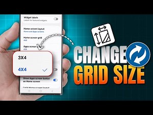 How To Change Home Screen & App Grid Size on Samsung Galaxy | Fix Layout & Customize Icons