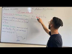 Les espaces vectoriels (EXERCICE 3)