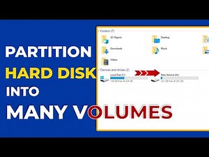 How to Partition a Hard Drive on Windows 10/11 | Easy Step-by-Step Guide