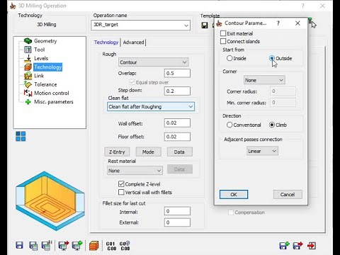 SolidCAM - Introductory Video 10 - 3D Milling Toolpath