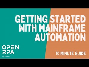 Getting started with mainframe automation