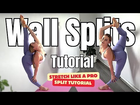 Wall Split Stretch Tutorial! Standing Leg Flexibility Routine for Deep Splits!