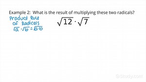 How to Solve Basic Square Root Multiplication | Algebra | Study.com
