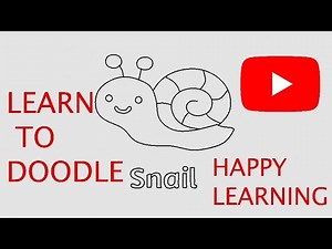 How to Draw a Cute Snail – Easy Step-by-Step Drawing for Kids!
