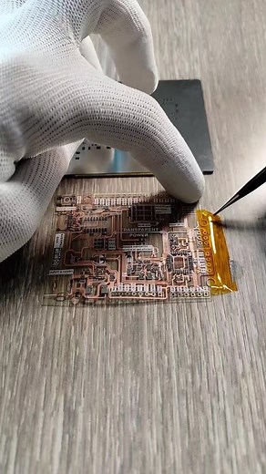 [Transparent ✓] Just completed this @arduino.cc UNO like circuit board Full making video will be shared 🔜 . . . . #diy #electronics #arduino #maker #amazing