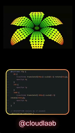 Flower Animation | CSS + JavaScript Tutorial