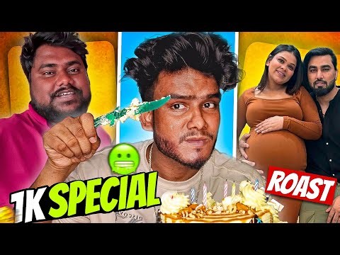 1K CELEBRATION GONE WRONG 🎉😁!! And ROAST 