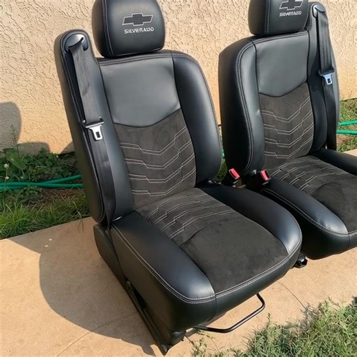 Silverado custom Seats #obs #obschevy #obsworld #obsnation #trucks | silverado