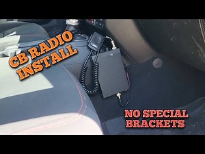 Simple CB Radio install start to finish on the 21 Jeep Gladiator