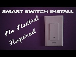 No NEUTRAL Smart Switch Install