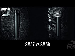 Shure in 60 Seconds - The SM57 v The SM58