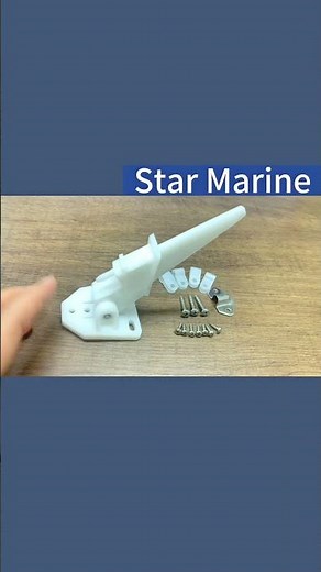 Boat Universal Speedometer, Marine Automatic Kick-up Pilot Tube Assembly Up to 80 MPH