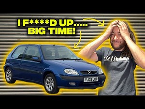 I F****D UP…BIG TIME……Citroen Saxo Rebuild & Test Drive