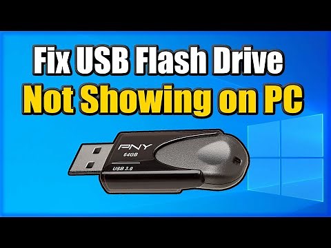 How to FIX USB DRIVE not showing up Windows 10 (Easy Method)