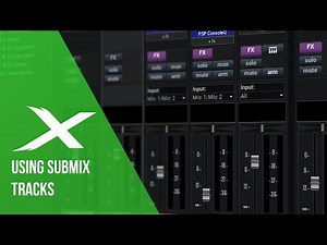 Mixcraft University | Creating Submix Tracks