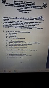 What does the Theta (Θ) notation represent? A. Lower bound B.... | Filo