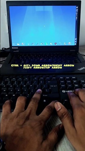 Rotate Your Computer Screen With Shortcut Key. #shorts #short #windowsshortcuts