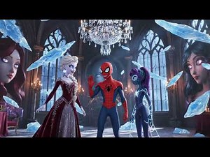 Elsa’s Vampire Party! 🧛‍♀️🎉 Spiderman & Spidergirl Join the Fun | Funny Toy Drama