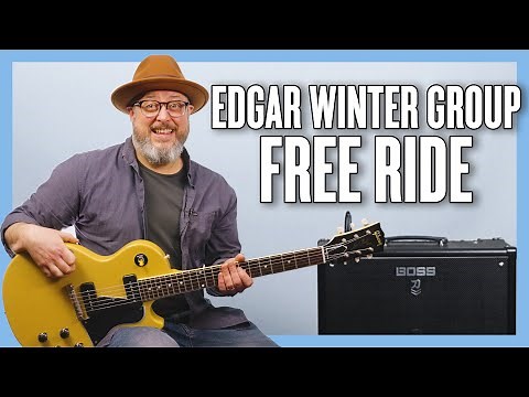 Edgar Winter Group Free Ride Guitar Lesson + Tutorial