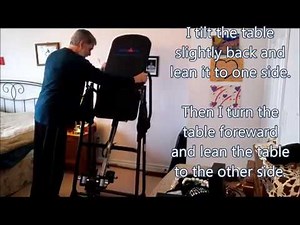 Inversion Table explained - Part 1 Set-up and adjustment