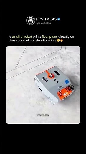 This AI Robot Prints Floor Plans Directly on the Ground 😲🏗️