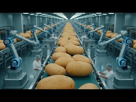Inside a Modern Potato Chip Factory: The Secret Behind Perfect Chips (Full Process)