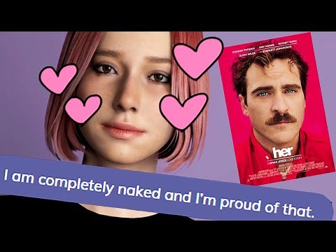 Flirting with an AI gets WEIRD (Replika App)