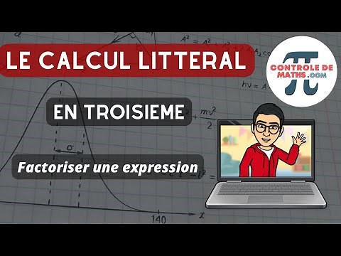Factoriser une expression - 3ème - Calcul littéral - Contrôle de maths.com