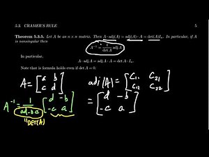 The Adjugate of a Matrix