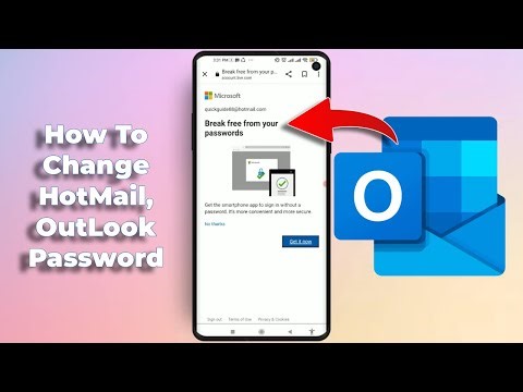 How To Change Hotmail Password