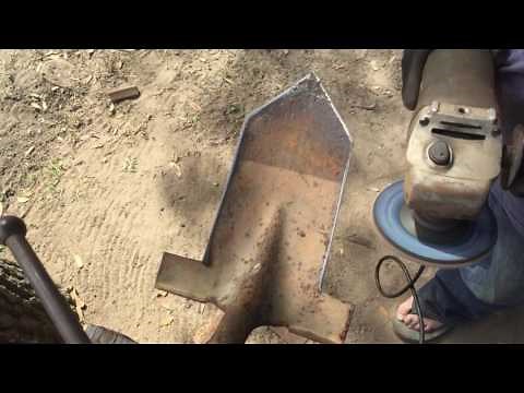 Making a metal detecting digging shovel!