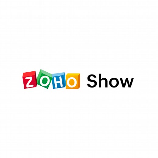 Zoho Showを使用してスライドをオンラインでデザイン、議論、配信。