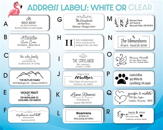 Custom Return Address Labels: Personalized Envelope Stickers - Etsy