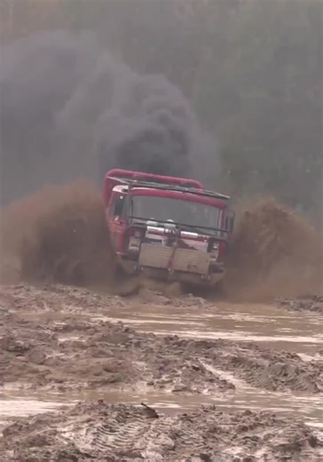 Off-Road Truck Challenges in Muddy Terrain