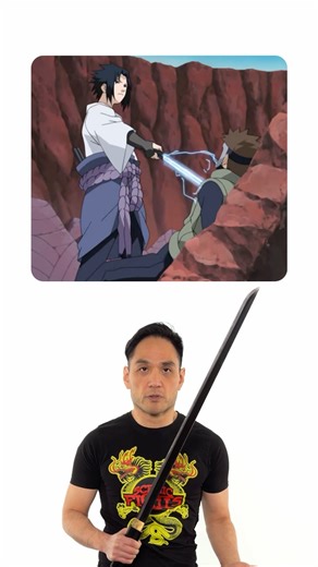 How Legit is Sasuke’s Sword in Naruto? #shorts
