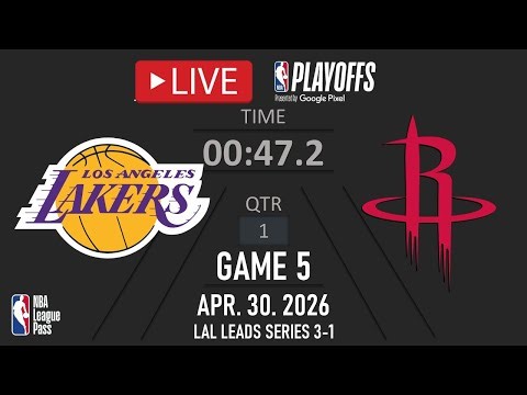 NBA LIVE! Los Angeles Lakers vs Houston Rockets LIVE FULL GAME 5 | NBA PLAYOFFS | Apr. 30, 2026