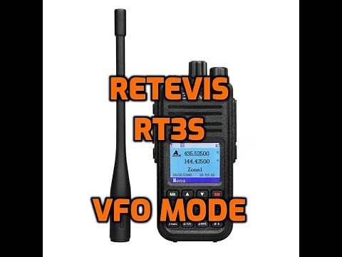 Retevis RT3s -VFO mode