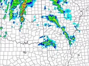 7.8K views · 47 reactions | The simulated radar loop shows strong to severe thunderstorms blowing up in eastern Oklahoma and northeast Texas between 3 and 5 pm CDT today. Storms get into western Arkansas by 7 pm CDT or so, and weaken somewhat as they reach central sections by 11 pm CDT. | US National Weather Service Little Rock Arkansas | Facebook