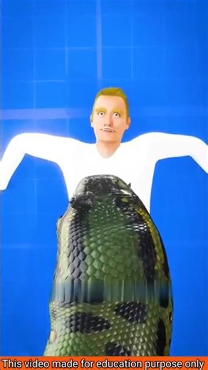 "If a snake starts swallowing you alive, what will happen?" #shorts #facts