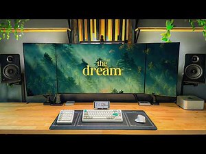 How I Built My DREAM Creative Desk Setup (FULL TOUR)