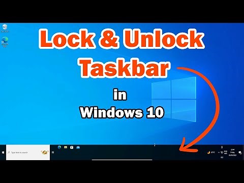 How to Unlock Taskbar on Windows 10 PC or Laptop