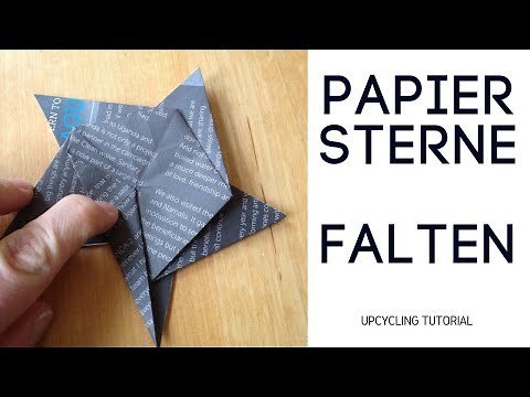 Papiersterne falten