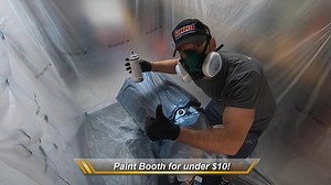How to Build a DIY Paint Booth for Under $10
