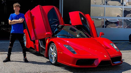 Seeing the Ferrari Enzo Up Close