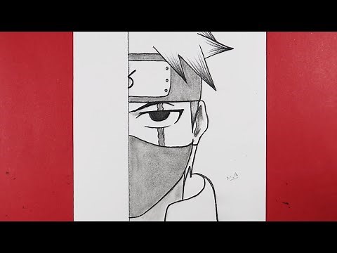 Easy Naruto Face Drawing Tutorial - How To Draw Anime Naruto Easy Step by Step