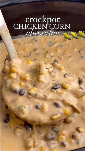 Crockpot Chicken Corn Chowder