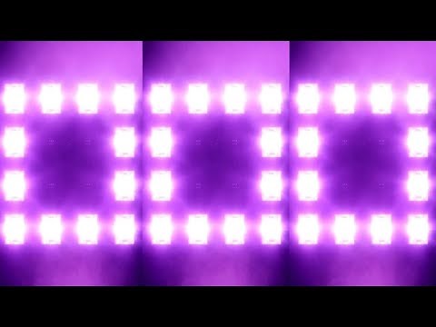 Flashing Club Lights Bright Disco Party Screen