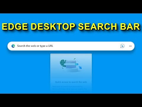 How to Disable Microsoft Edge Desktop Search Bar at Startup