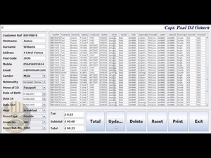 How to Create Hotel Management System with SQL Database in Java using Eclipse - Part 3 of 3