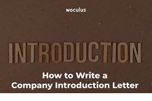 How to Write A Company Introduction Letter (  Free Samples)